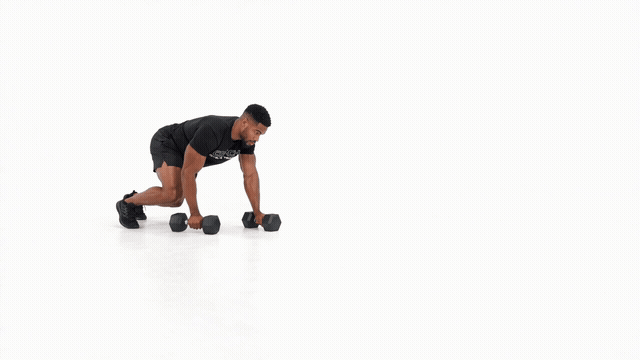 Dumbbell Bear Crawl