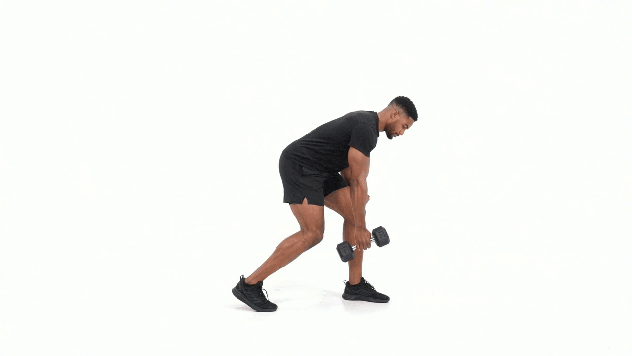 Dumbbell Bent Over Row Tricep Extension