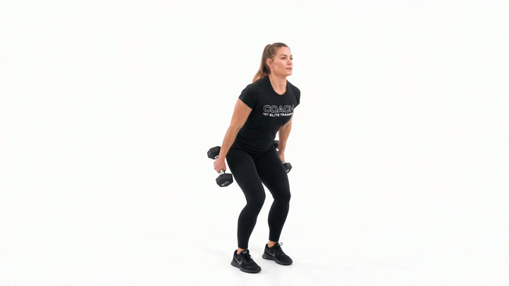 Dumbbell Clean to Reverse Lunge