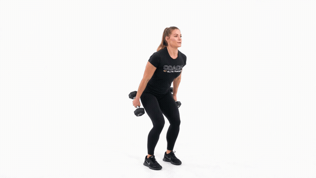Dumbbell Clean to Reverse Lunge