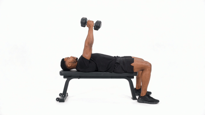 Dumbbell Close Bench Press