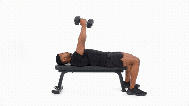 Dumbbell Close Bench Press