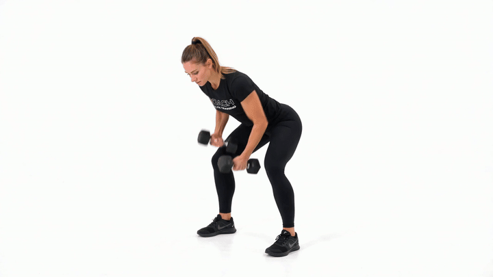 Dumbbell Cross Rows