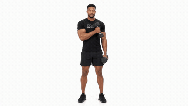 Dumbbell Crossbody Hammer Curl
