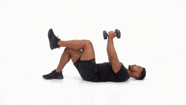 Dumbbell Deadbug
