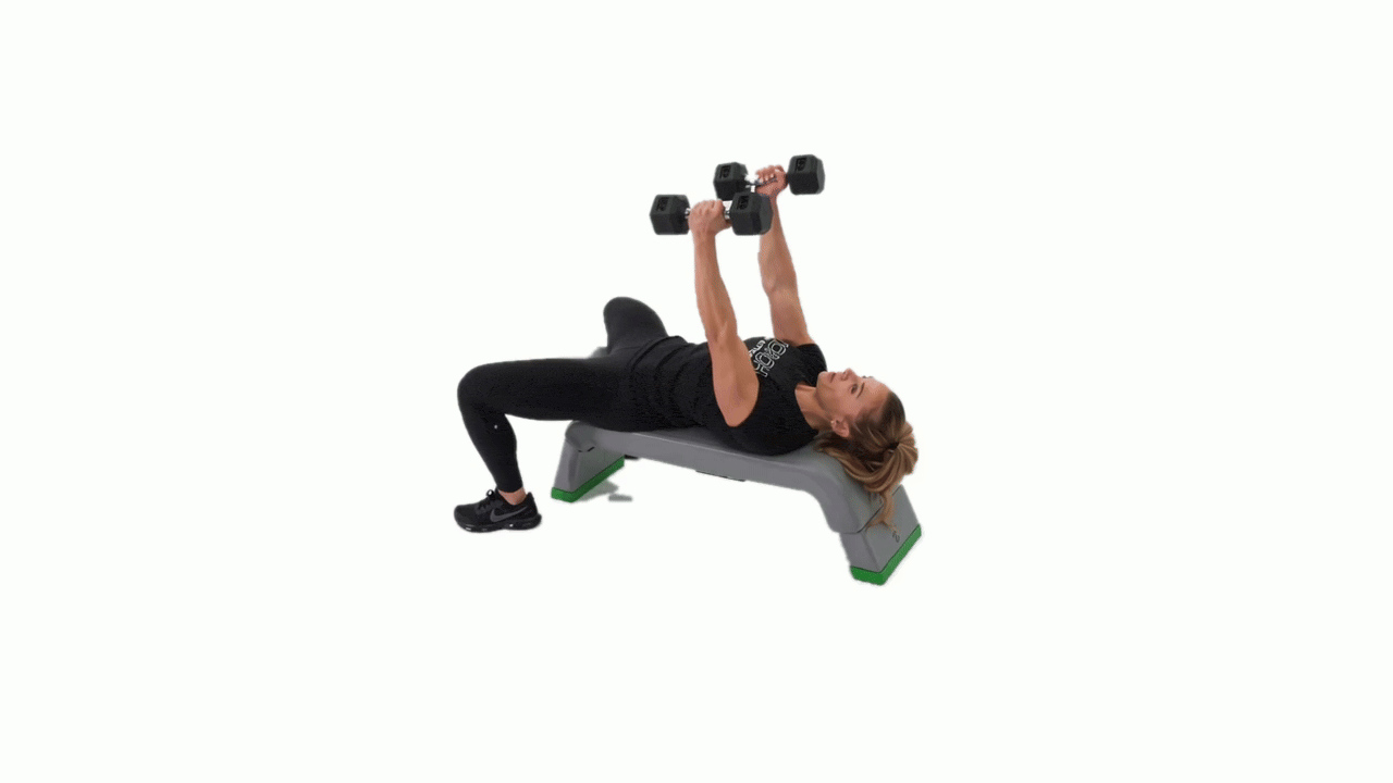 DUMBBELL W CHEST PRESS
