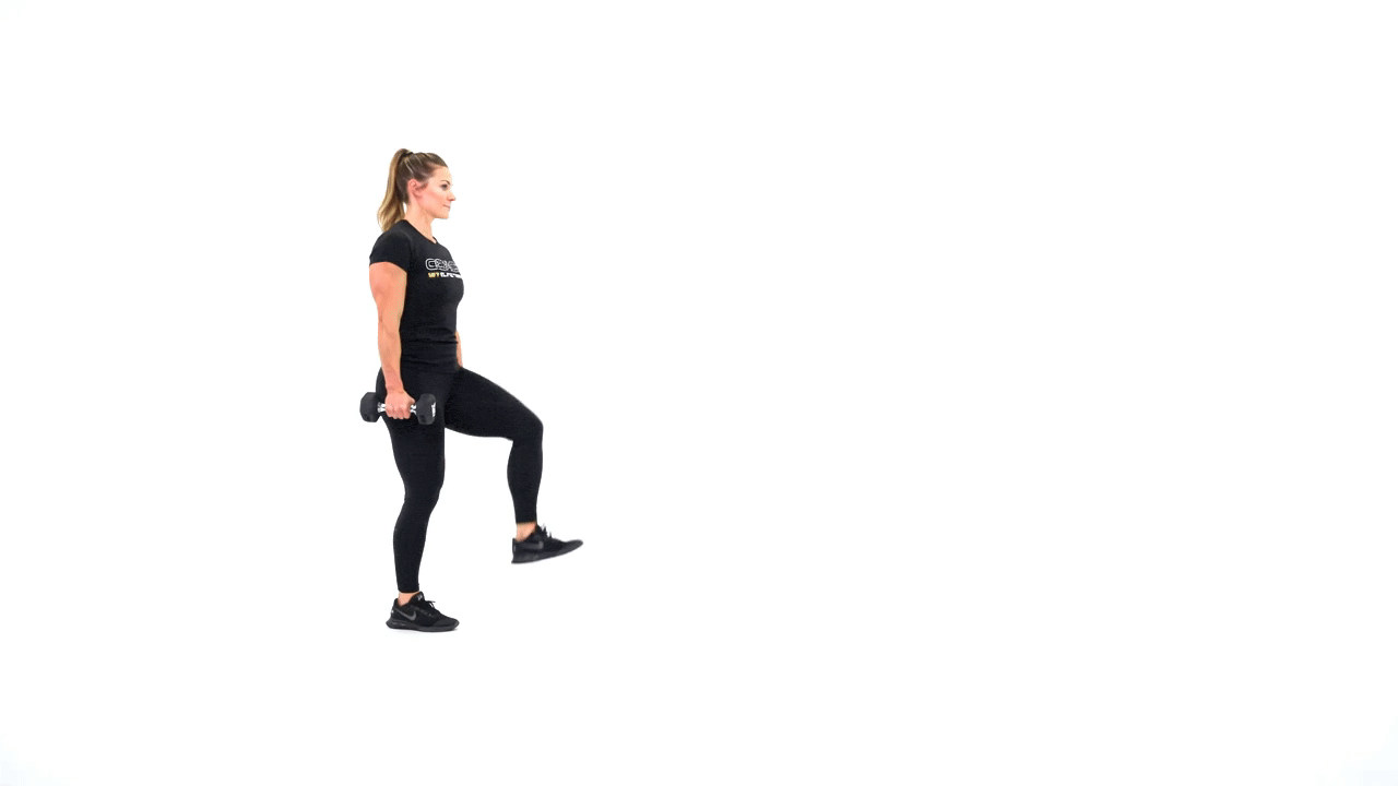 Dumbbell Farmer Carry March