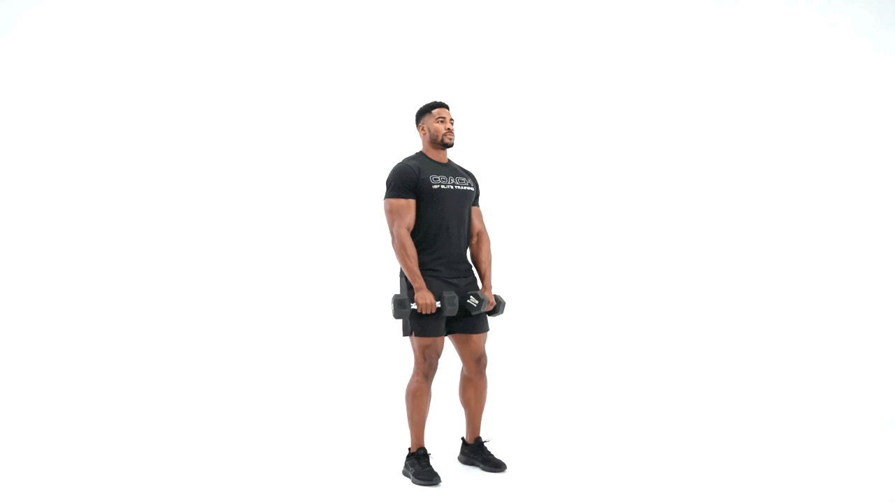 Dumbbell Front to Lateral Raise