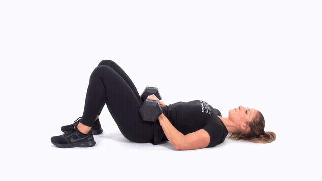Dumbbell Glute Bridge