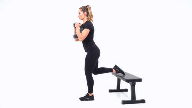 Dumbbell Goblet Single Leg Squat