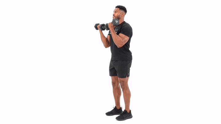Dumbbell High Curl