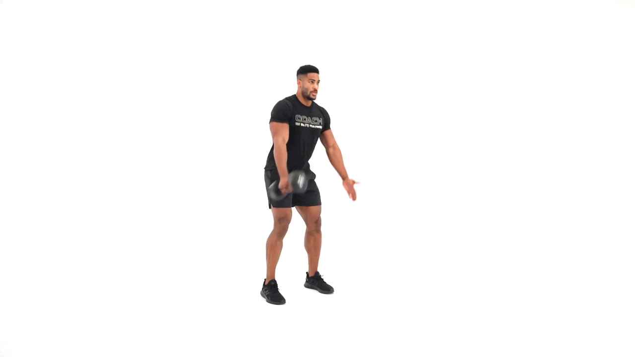 Dumbbell Single Arm Hinge Swing