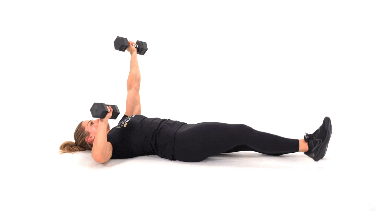 Dumbbell ISO Hold Chest Press