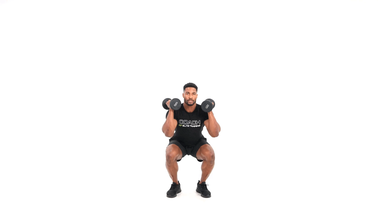 Dumbbell Jumping Jack Squat Press