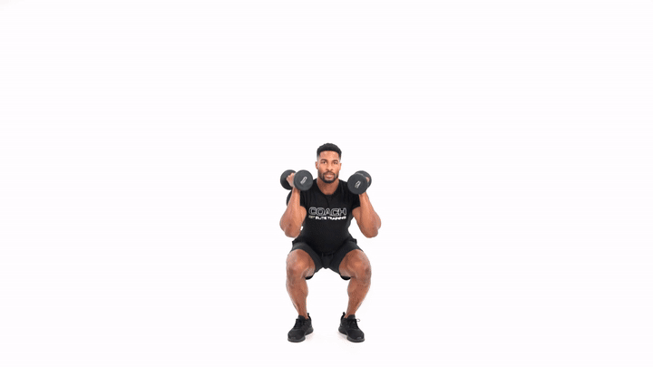 Dumbbell Jumping Jack Squat Press
