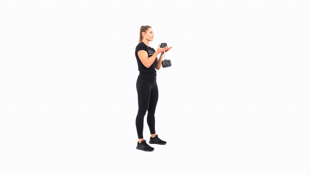 Dumbbell Open Palm Bicep Curl