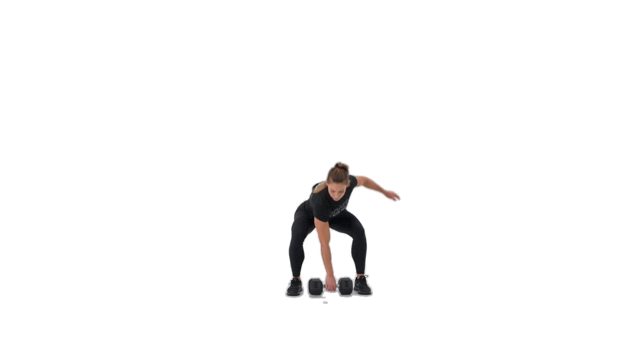 Dumbbell Alt. Power High Pull