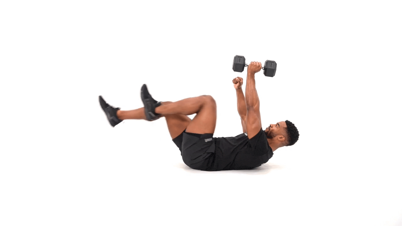 Dumbbell Single Arm Bicycle