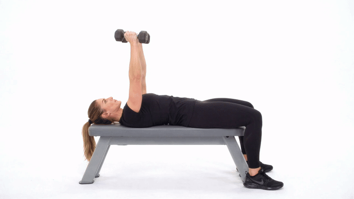 Dumbbell Single Arm Chest Press