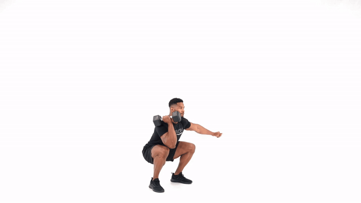 Dumbbell Single Arm Thruster