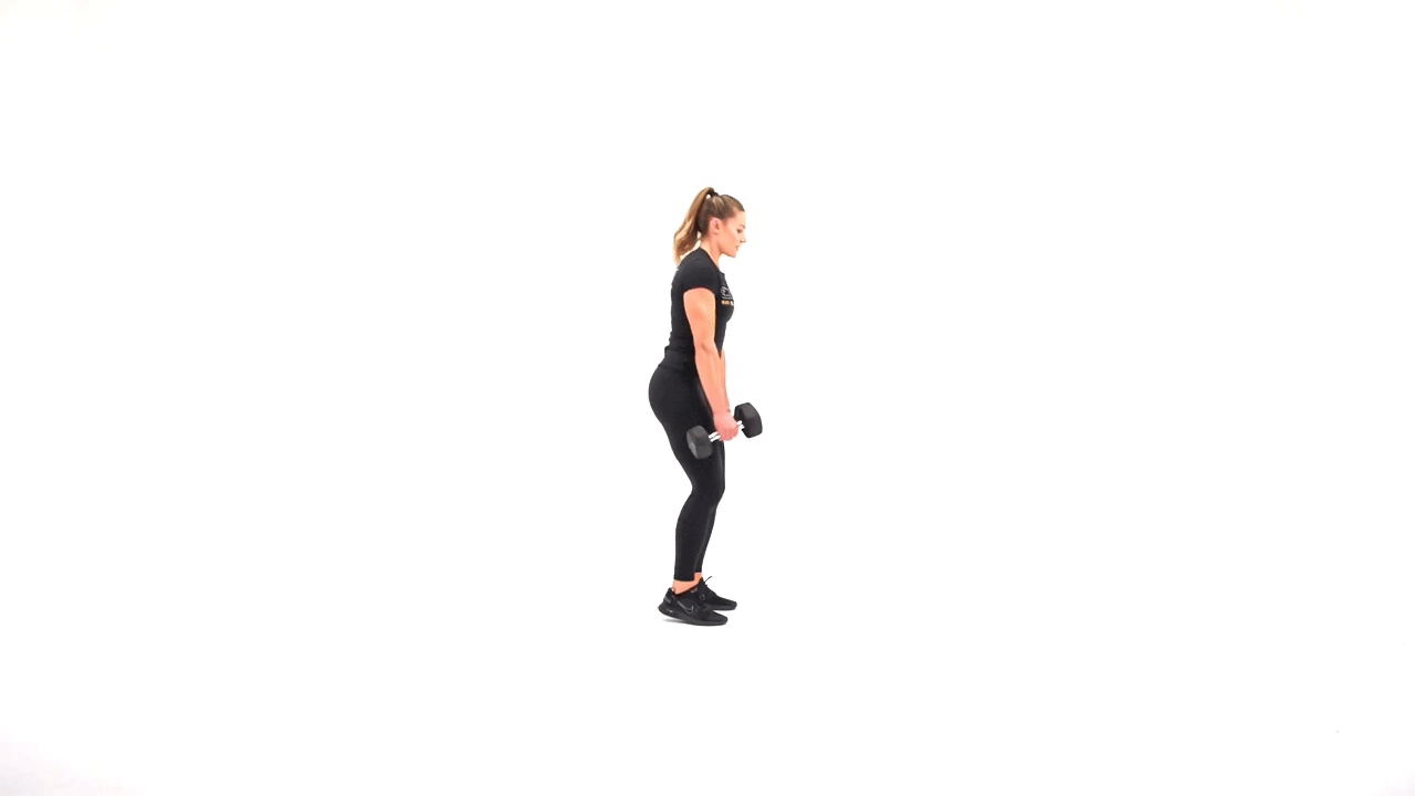 Dumbbell Skier Swing