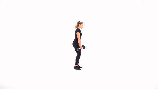 Dumbbell Skier Swing