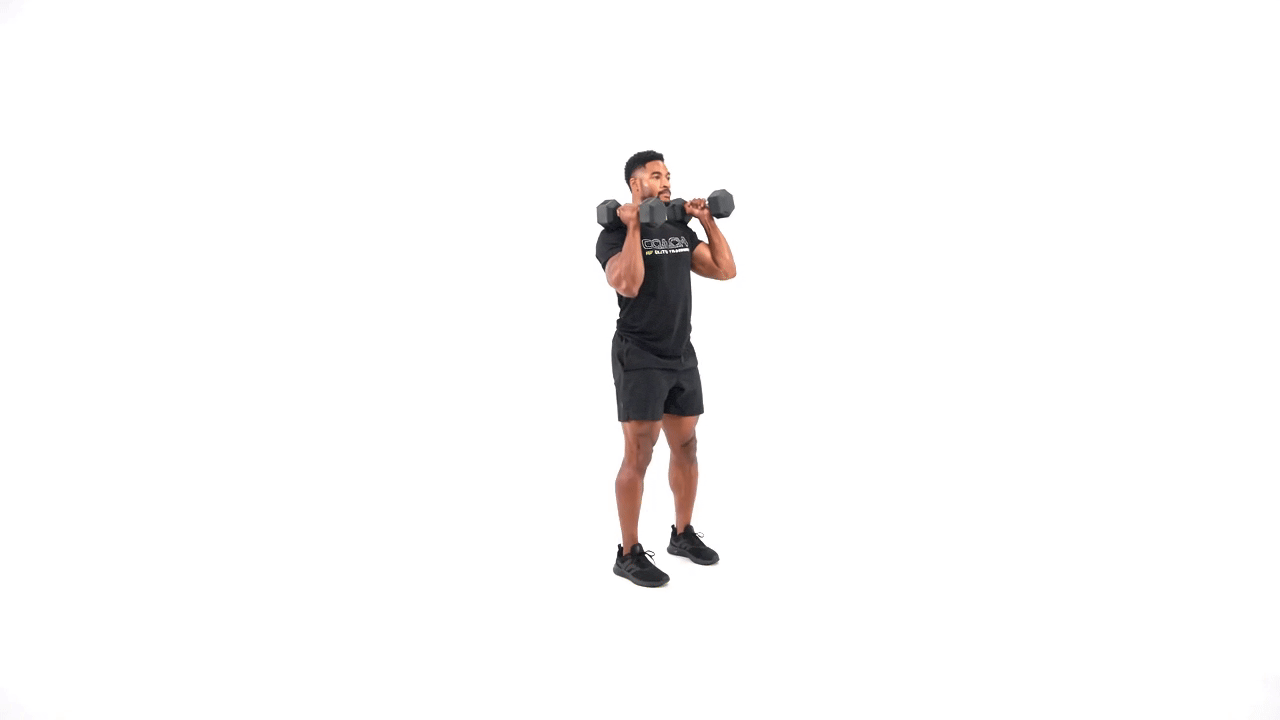 Dumbbell Split Jerk
