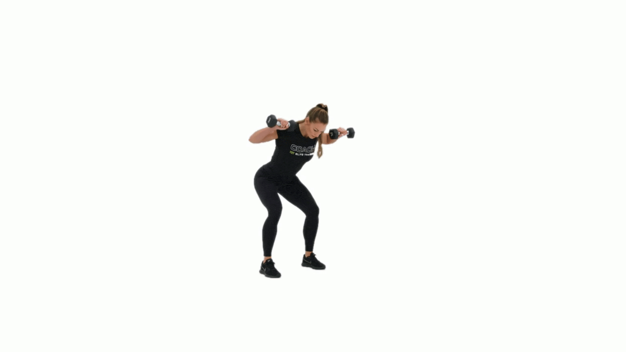 Dumbbell Y Raise Press