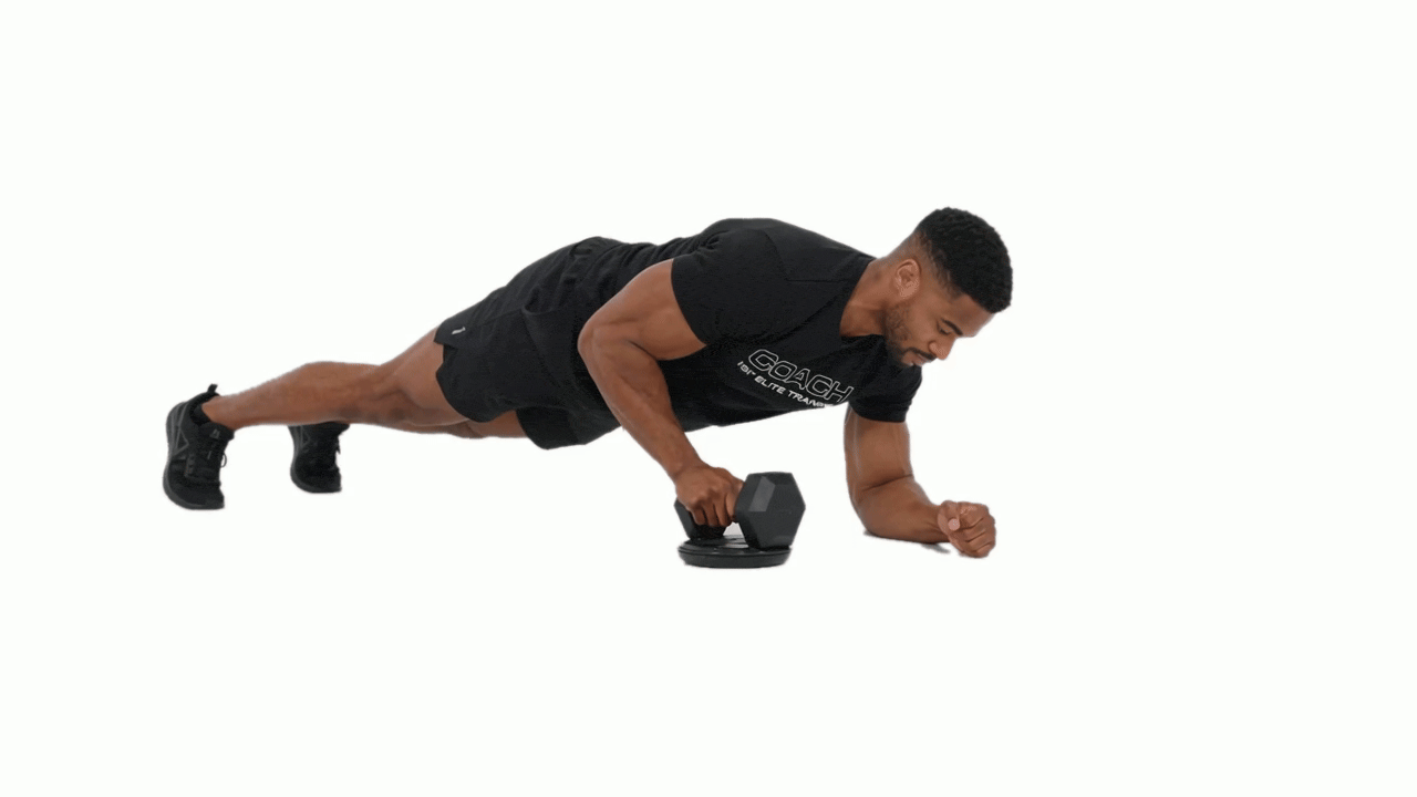 Forearm Plank Weighted Push/Pull