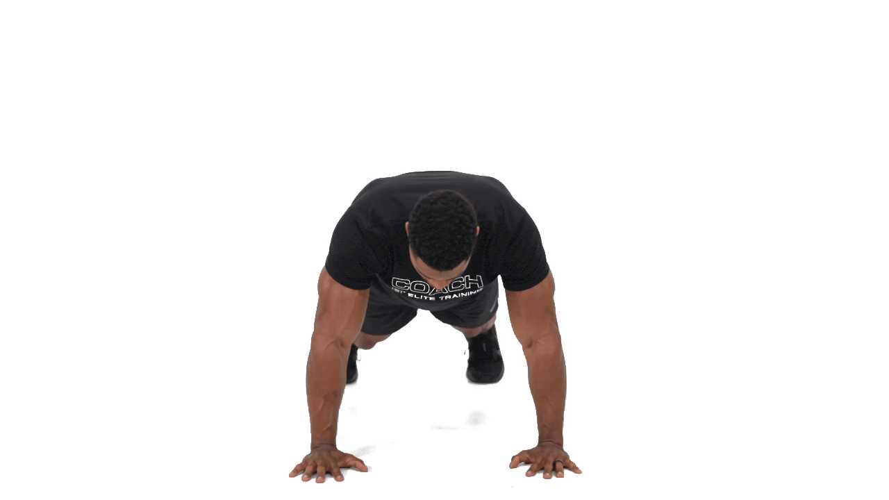 High Plank to Knee Tap