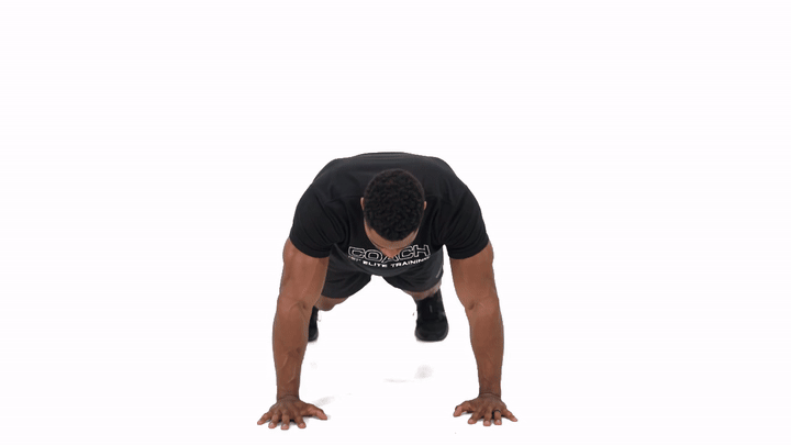 High Plank to Knee Tap