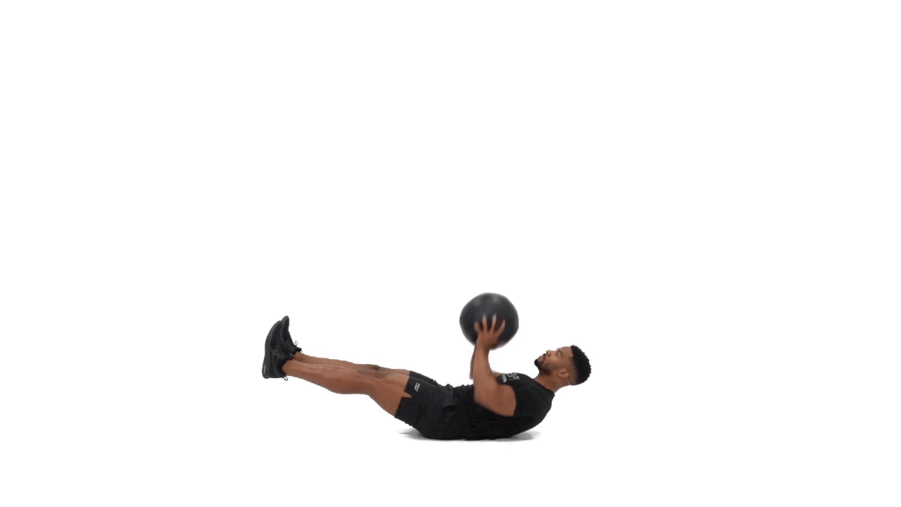 Hollow Hold Med Ball Toss