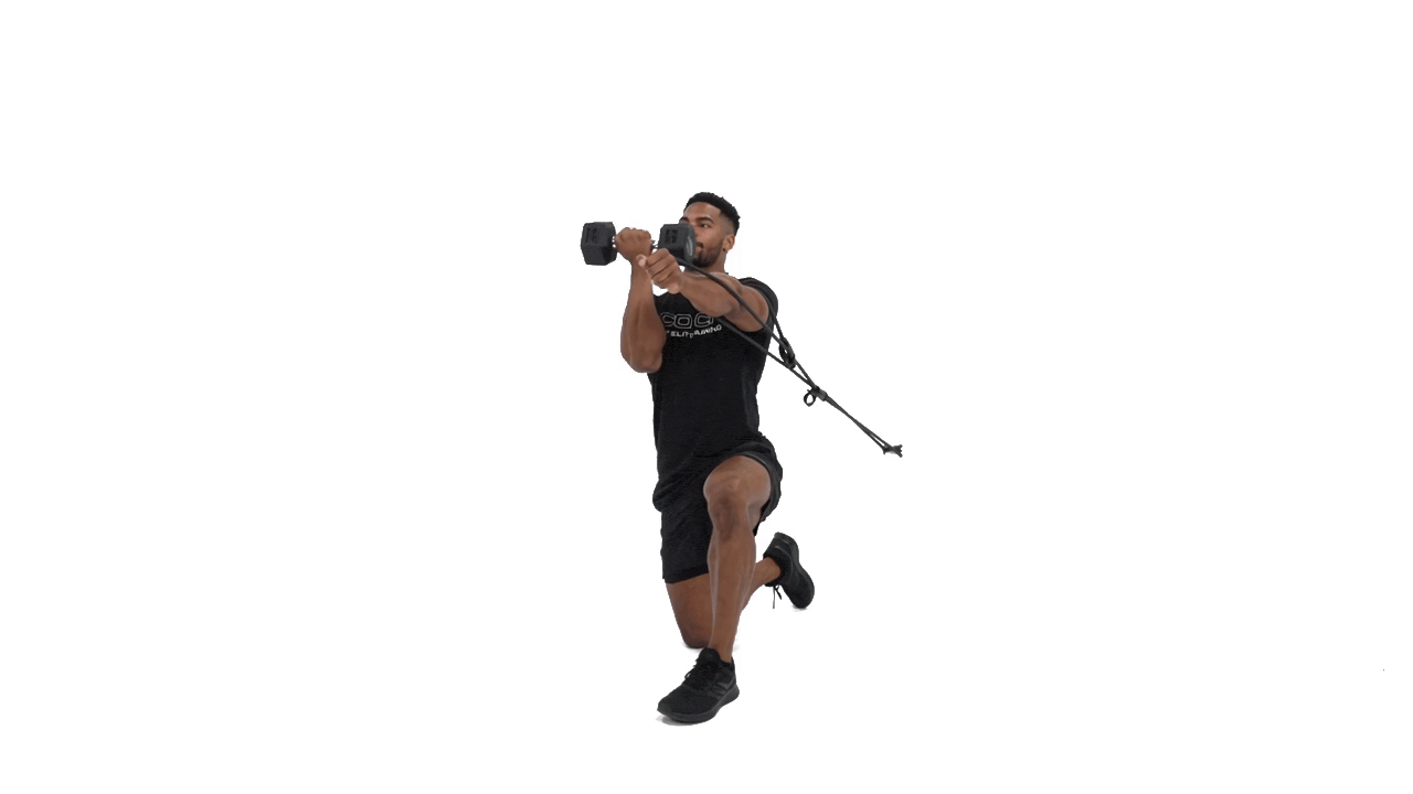 ISO Resistance Band Hold Arnold Press