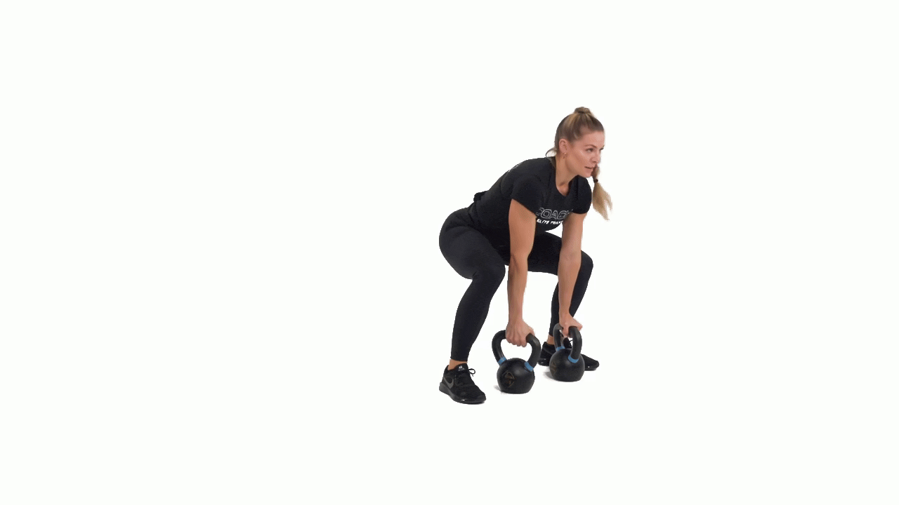 Kettlebell Gorilla Row to Push Up