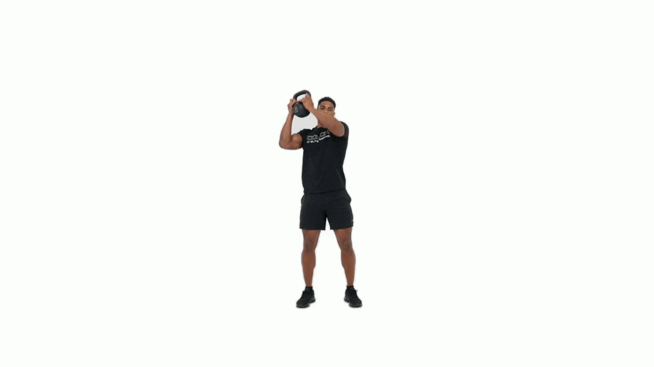 Kettlebell Shoulder to Shoulder Press