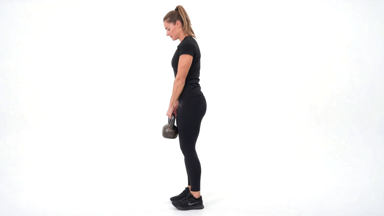 Kettlebell Single Arm Single Leg RDL to Row