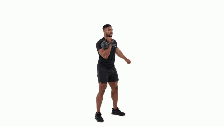 Kettlebell Single Arm Thruster