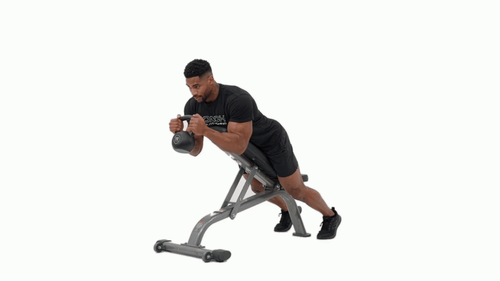 Kettlebell Spider Curl