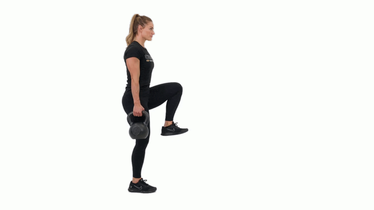 Kettlebell Traveling Suitcase March