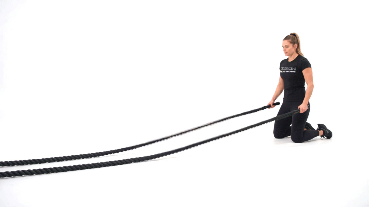 Battle Rope Kneeling Slam