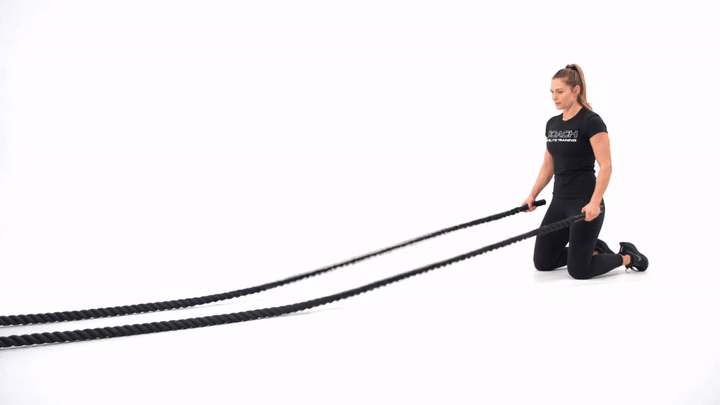 Battle Rope Kneeling Slam
