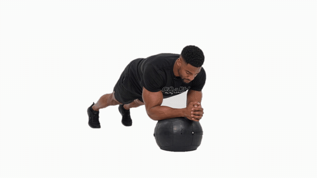 Med Ball Plank Circle