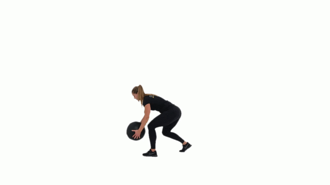 Med Ball Rainbow Slam Face Wall