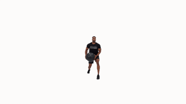 Med Ball Jumping Lunge Slam