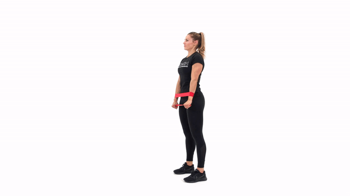 Mini Band Front Raises