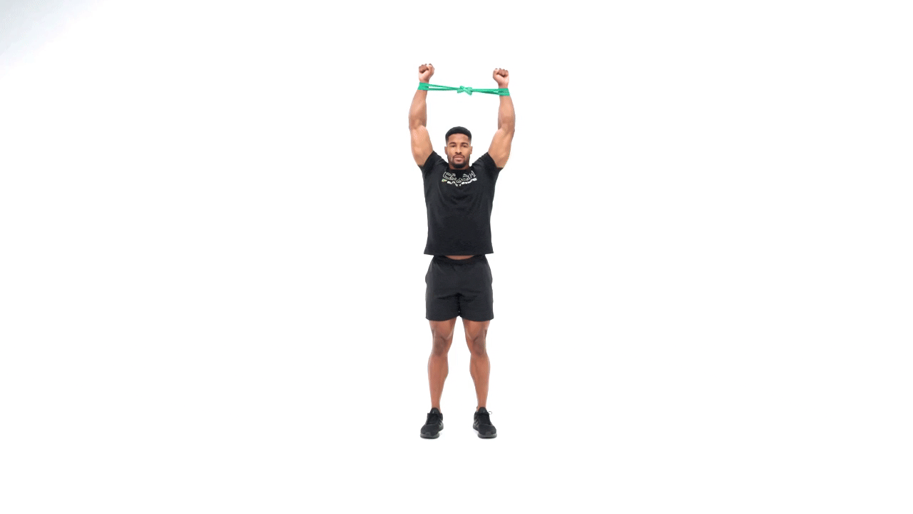 Mini Band Standing Pull Apart