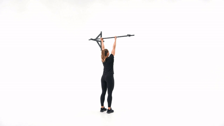 Mixed Grip Pull Up