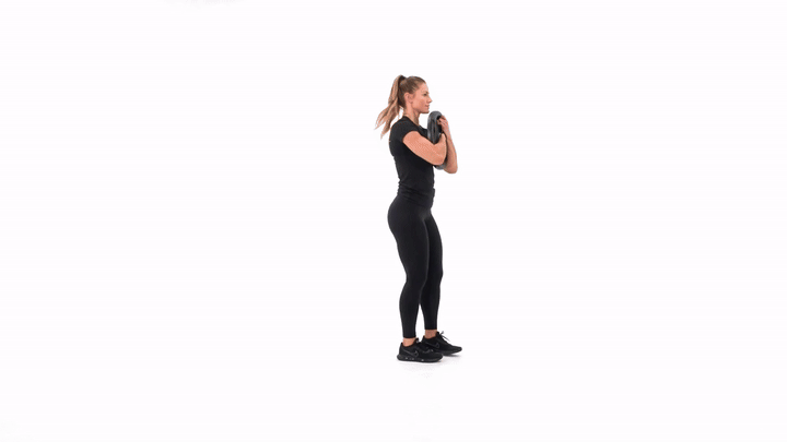 Plate Hug Lunge