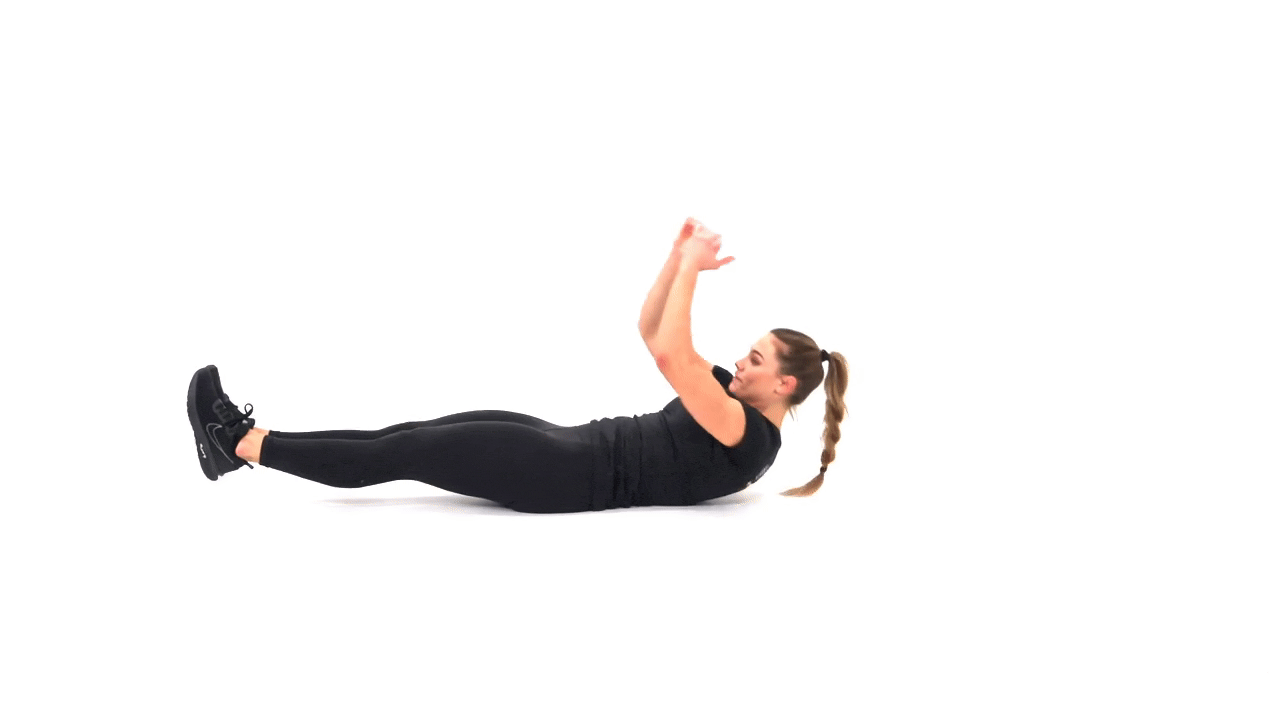 Knee Tuck V Sit Crunch
