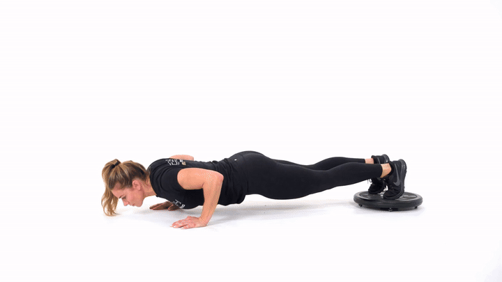 Push Up Plate Drag
